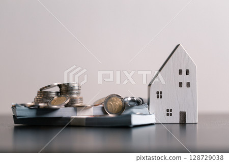 Business home concept involves strategic financial management money coin save bank real estate economic loan investment development growth encourage accountancy buy income stack investment economy Business home concept involves strategic financial management money coin save bank real estate economic loan investment development growth encourage accountancy buy income stack investment economy 128729038