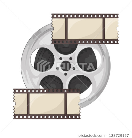 Illustration of Movie Ticket  128729157