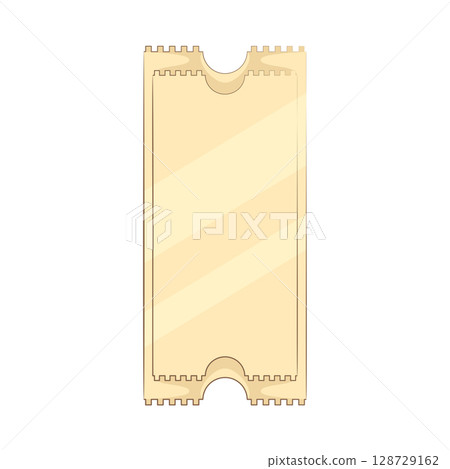 Illustration of Movie Ticket  128729162