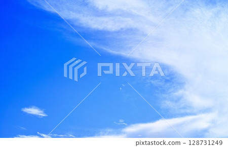 Blue sky and cloud image 128731249
