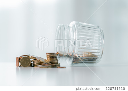 Business save money coin growth concept involves strategic financial management investment loan bank real estate economic development encourage buy income stack investment economy return accountancy Business save money coin growth concept involves strategic financial management investment loan bank real estate economic development encourage buy income stack investment economy return accountancy 128731310