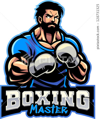 Boxing master mascot 128731325