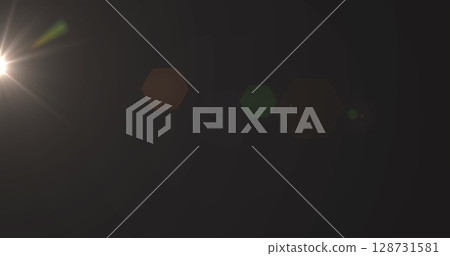 Digital image of spot of light against blue background Digital image of spot of light against blue background 128731581