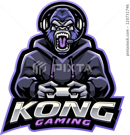 Kong gaming esport mascot Kong gaming esport mascot 128731746