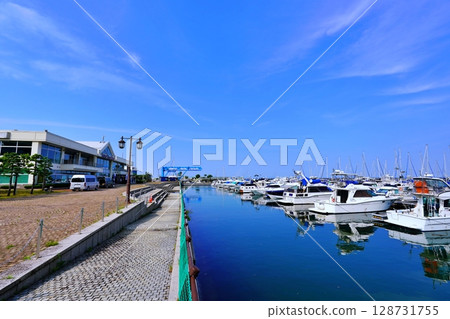 Scenery of Otaru Port Marina 128731755