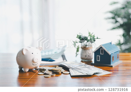 Business home concept involves strategic financial management money loan investment bank real estate economic development growth encourage accountancy save buy income stack investment economy return Business home concept involves strategic financial management money loan investment bank real estate economic development growth encourage accountancy save buy income stack investment economy return 128731916