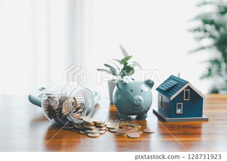 Business home concept involves strategic financial management money loan investment bank real estate economic development growth encourage accountancy save buy income stack investment economy return Business home concept involves strategic financial management money loan investment bank real estate economic development growth encourage accountancy save buy income stack investment economy return 128731923