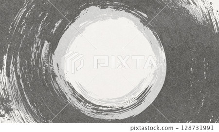 Japanese-style background material: Artistic material drawn with a brush Japanese-style background material: Artistic material drawn with a brush 128731991
