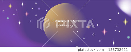 閃閃發光的紫色背景材料 128732421