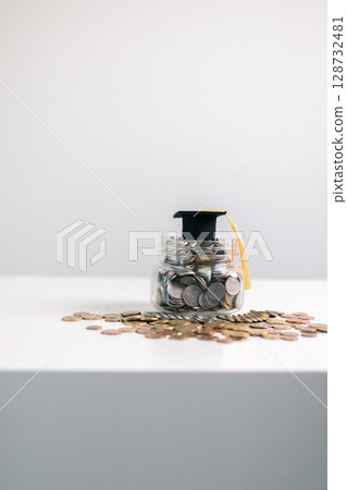 Business concept growth involves strategic financial management money loan investment bank real estate economic development encourage save buy home car education income stack investment economy return 128732481