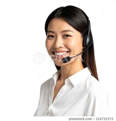 呼叫中心女士 128732573