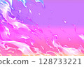 漸變夢幻火焰框架背景 128733221