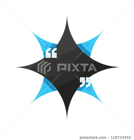 illustration of quote box 128733450