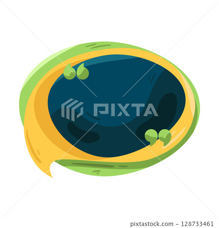 illustration of quote box 128733461