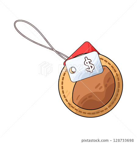 illustration of price tag illustration of price tag 128733698