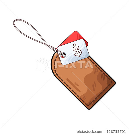 illustration of price tag 128733701