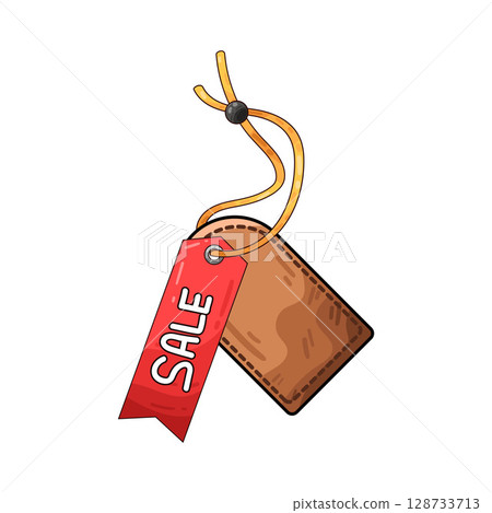 illustration of sale tag illustration of sale tag 128733713