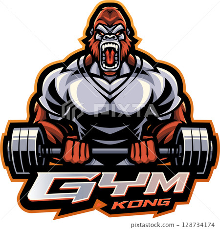 Gym kong mascot Gym kong mascot 128734174