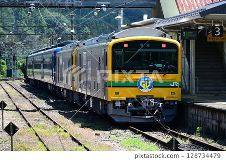 New event train, SL/GV Gunma Yokokawa, Shinetsu Line Yokokawa Station New event train, SL/GV Gunma Yokokawa, Shinetsu Line Yokokawa Station 128734479