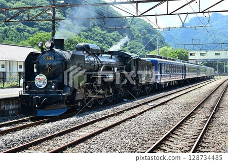 New event train, SL/GV Gunma Yokokawa, Shinetsu Line Yokokawa Station New event train, SL/GV Gunma Yokokawa, Shinetsu Line Yokokawa Station 128734485