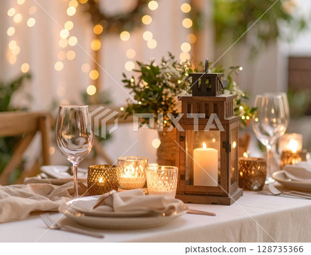 Luxurious dinner 128735366