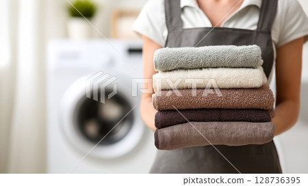 Laundry service concept 128736395
