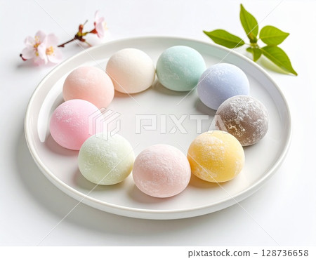 hot chocolate with cherry blossom 128736658