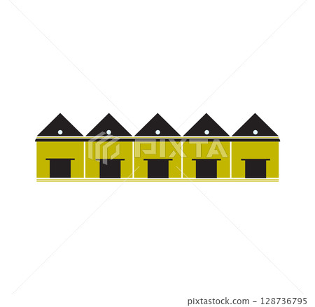 real estate vector concept on white background 128736795