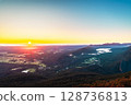 Beautiful sunrise view above Halls Gap, Grampians, Victoria 128736813