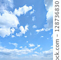  Blue sky and clouds 128736830