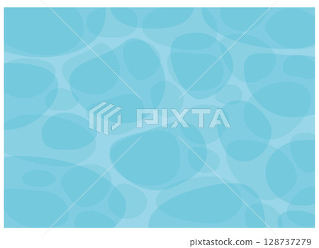 簡單搖曳的藍色水面背景素材 128737279