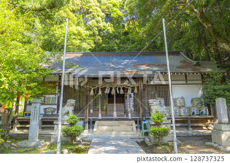 Summer in Hyogo, Mefu Shrine, worship hall 128737325