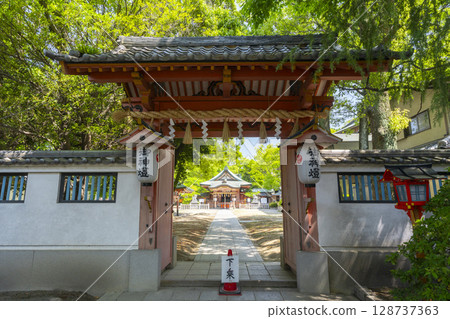 Summer in Osaka: Hattori Sumiyoshi Shrine, Shinmon Gate 128737363