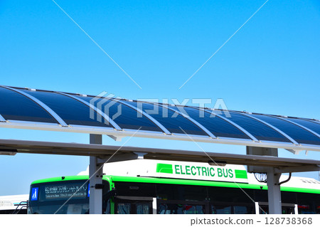 Perovskite solar cells implemented at Yumeshima Transportation Terminal 1 128738368