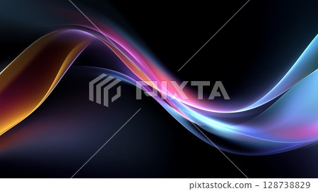 Abstract wave background image 128738829