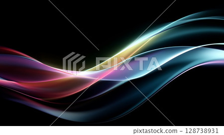 Abstract wave background image 128738931