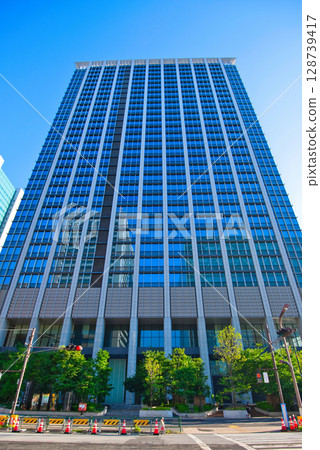 Shinagawa Season Terrace, a business district near Shinagawa Station in Tokyo 128739417