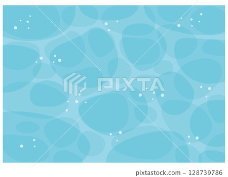 Background material of splashes and swaying blue water surface 128739786