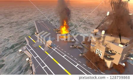 Aircraft carrier 128739868