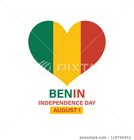 Benin Independence Day Celebration vector Design 128740452