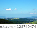 Kumamoto Airport runway seen from the east 128740474