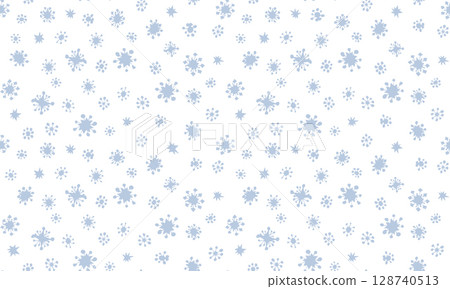 Falling snowflakes. Vector contour drawing background Falling snowflakes. Vector contour drawing background 128740513