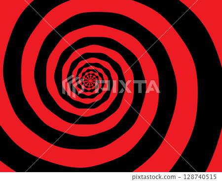 Artistic spiral shape. Vector drawing Artistic spiral shape. Vector drawing 128740515