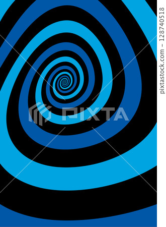 Artistic spiral shape. Vector drawing Artistic spiral shape. Vector drawing 128740518