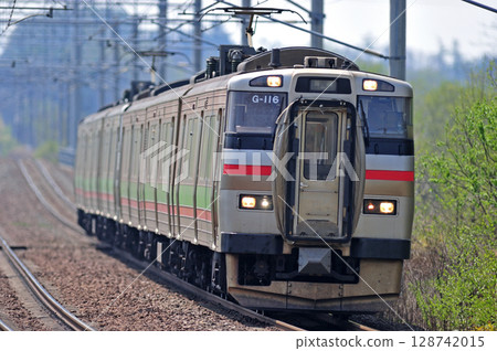 Chitose Line Shimamatsu-Kitahiroshima JR Hokkaido 731 series G-116 train (Sapporo) Chitose Line Shimamatsu-Kitahiroshima JR Hokkaido 731 series G-116 train (Sapporo) 128742015
