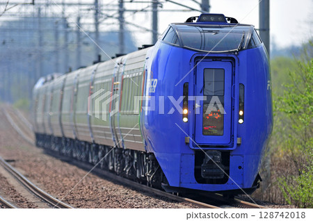 Chitose Line Shimamatsu-Kitahiroshima JR Hokkaido Kiha 283 Series Super Ozora 128742018