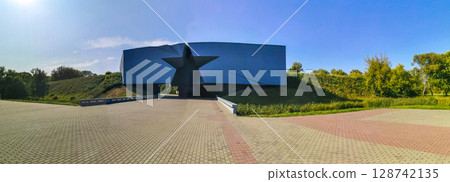 Star gate Brestskaya Krepost Zvezda in Brest Fortress Belarus. 128742135