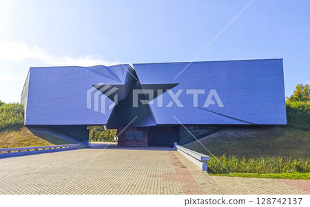 Star gate Brestskaya Krepost Zvezda in Brest Fortress Belarus. 128742137