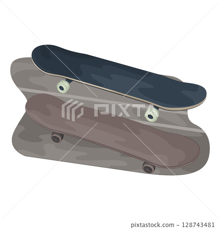 Illustration of Skateboard  128743481