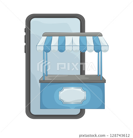 Illustration of Marketplace  128743612